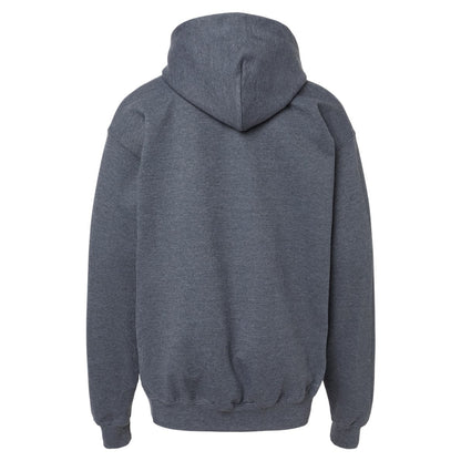 Dark Heather - Back - Gildan Childrens-Kids Soft Midweight Hoodie