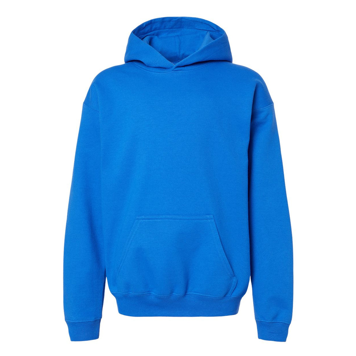 Royal Blue - Front - Gildan Childrens-Kids Soft Midweight Hoodie