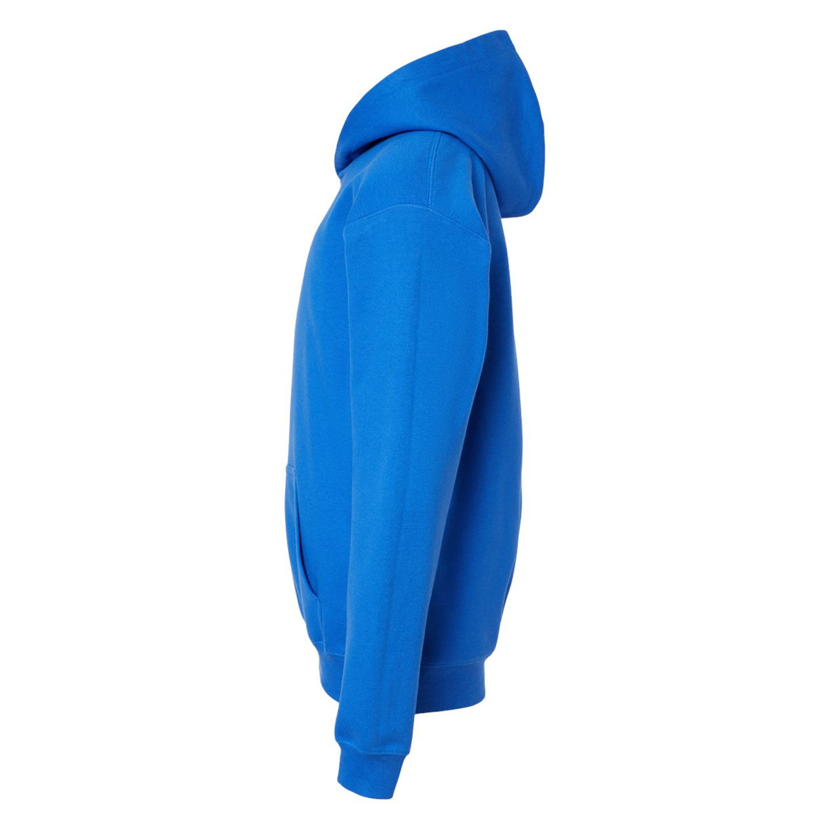 Royal Blue - Side - Gildan Childrens-Kids Soft Midweight Hoodie