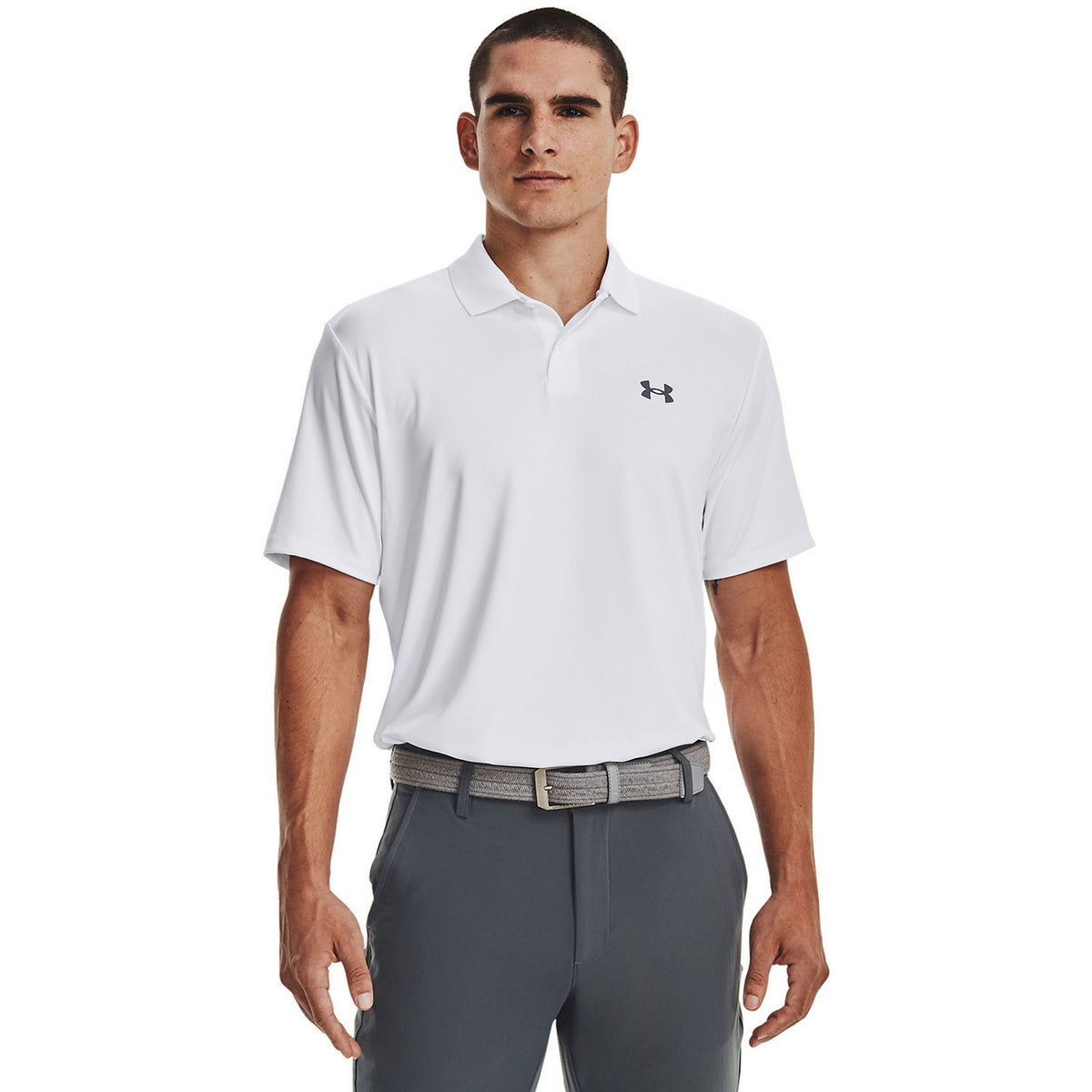 White - Side - Under Armour Mens Polo Shirt
