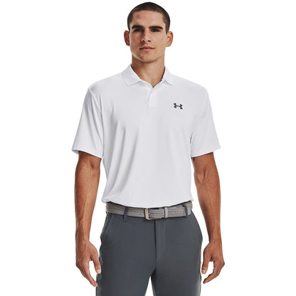 White - Side - Under Armour Mens Polo Shirt