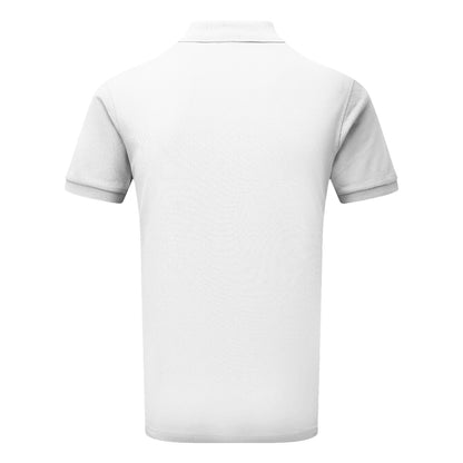 White - Back - Asquith & Fox Mens Glacier Tech Polo Shirt