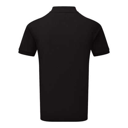 Black - Back - Asquith & Fox Mens Glacier Tech Polo Shirt