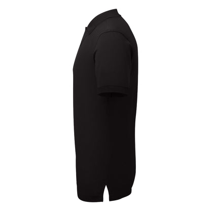 Black - Side - Asquith & Fox Mens Glacier Tech Polo Shirt