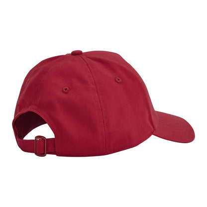White - Front - Beechfield Classic Organic Cotton 5 Panel Baseball Cap