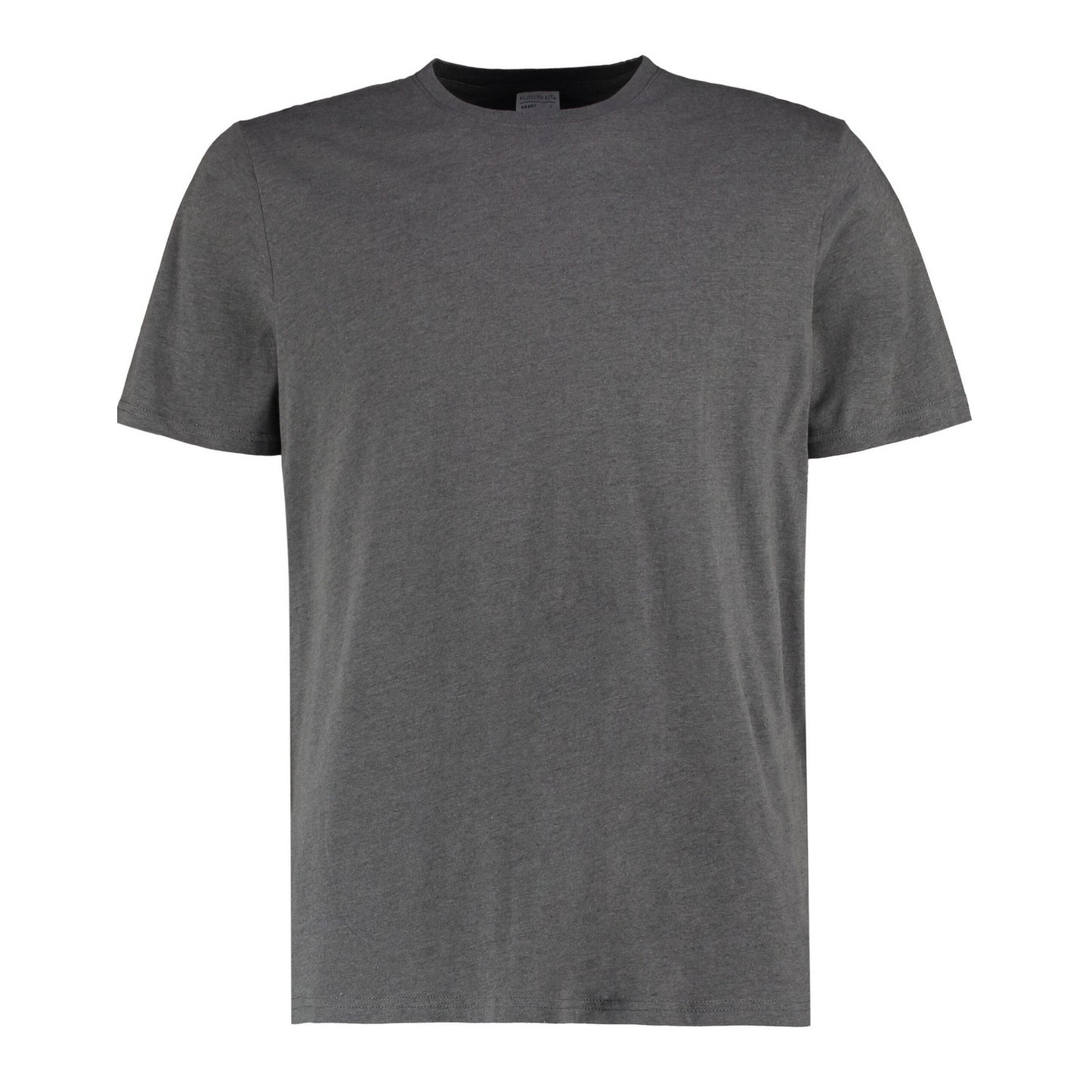 Dark Grey Marl - Front - Kustom Kit Mens Marl Fashion T-Shirt