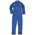 Royal - Front - Portwest Mens Euro Work Polycotton Coverall (S999) - Workwear