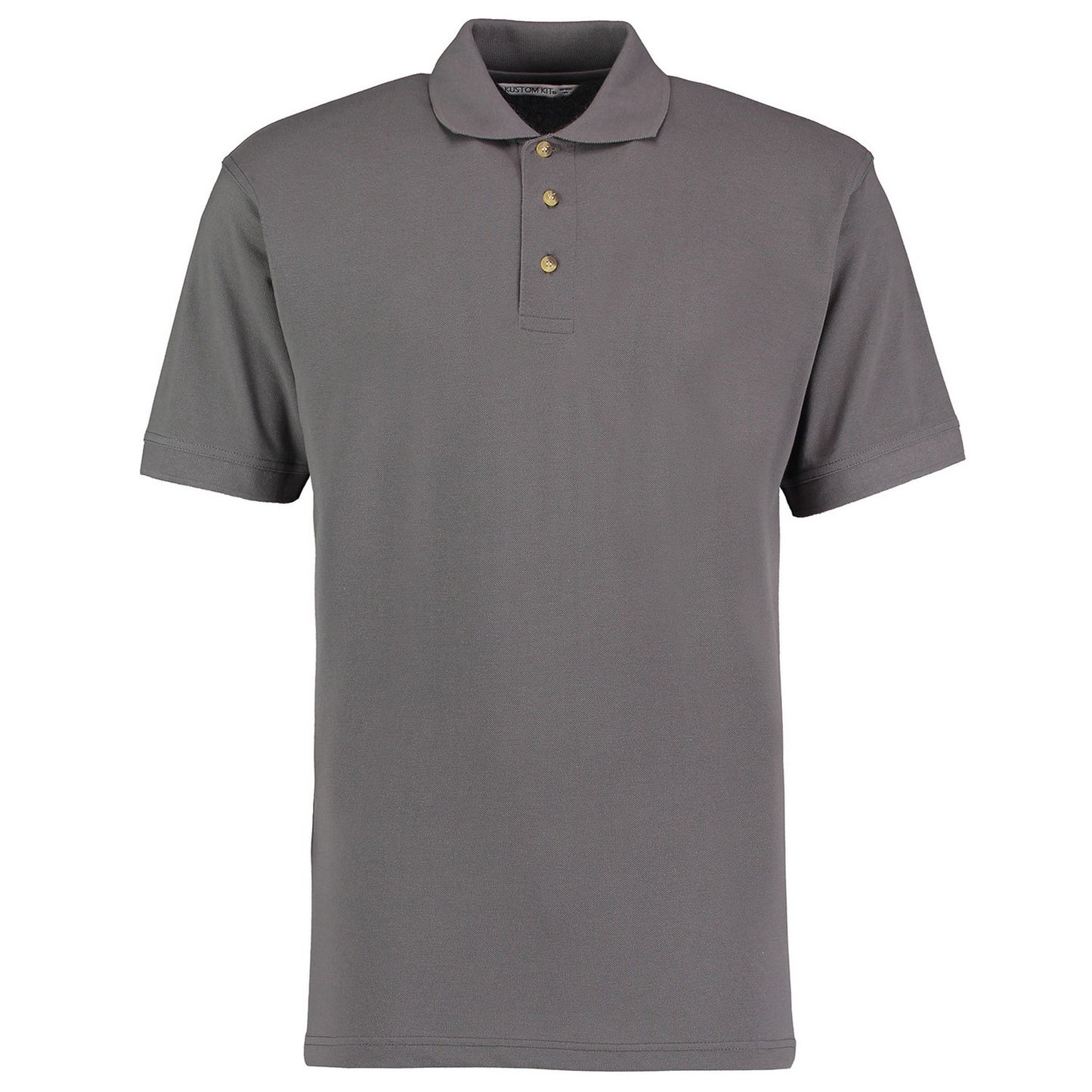 Charcoal - Front - Kustom Kit Mens Workwear Superwash 60C Polo Shirt