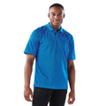 Azure Blue - Side - Stormtech Mens Tritium Performance Polo Shirt