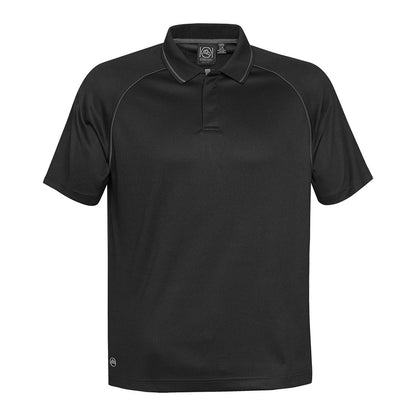 Black - Front - Stormtech Mens Tritium Performance Polo Shirt
