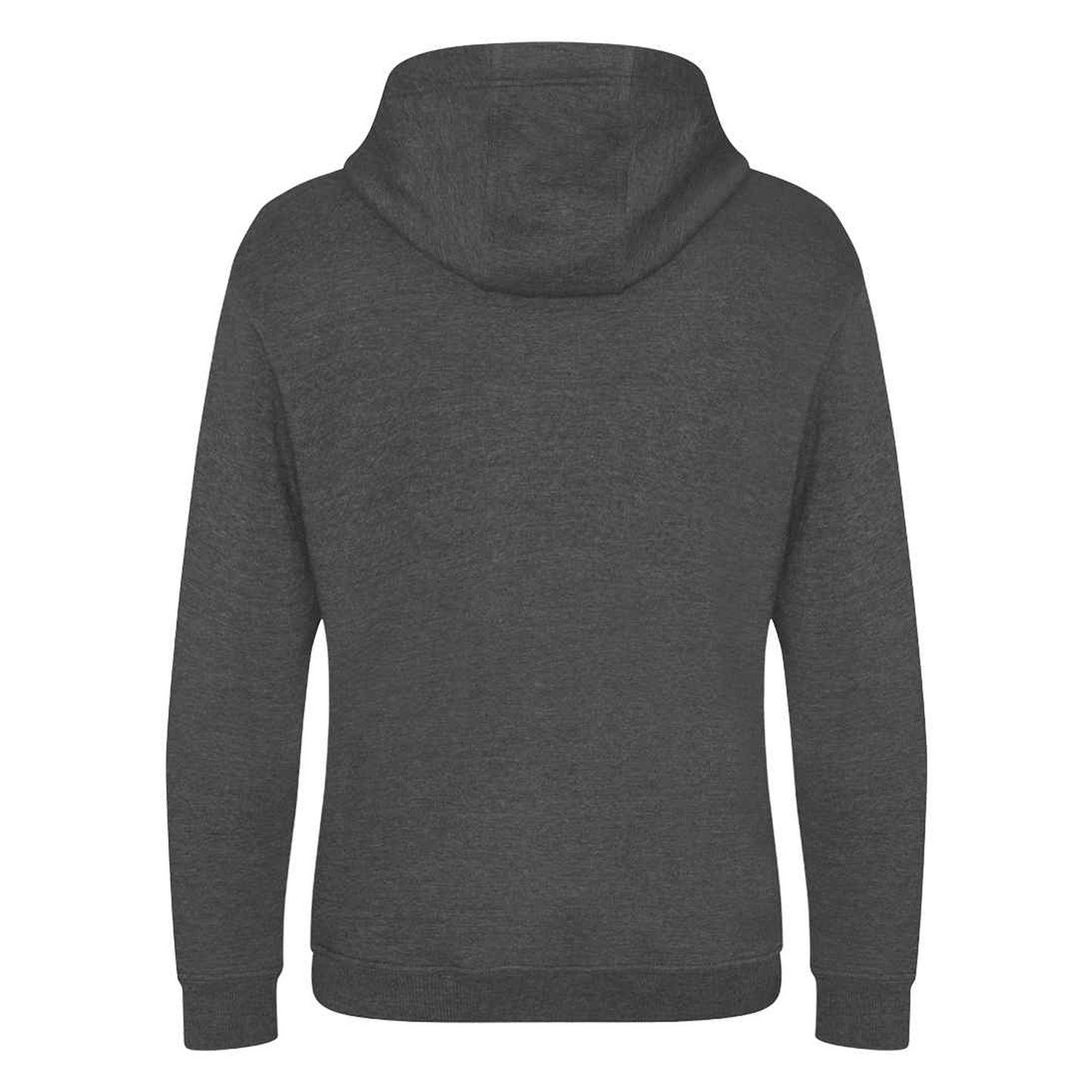 Charcoal - Back - Awdis Unisex Adult Heavyweight Hoodie