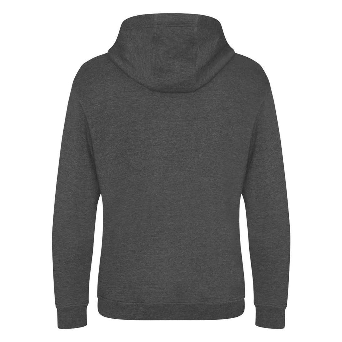 Charcoal - Back - Awdis Unisex Adult Heavyweight Hoodie