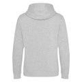 Heather Grey - Back - Awdis Unisex Adult Heavyweight Hoodie