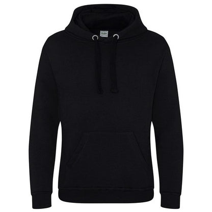 Jet Black - Front - Awdis Unisex Adult Heavyweight Hoodie