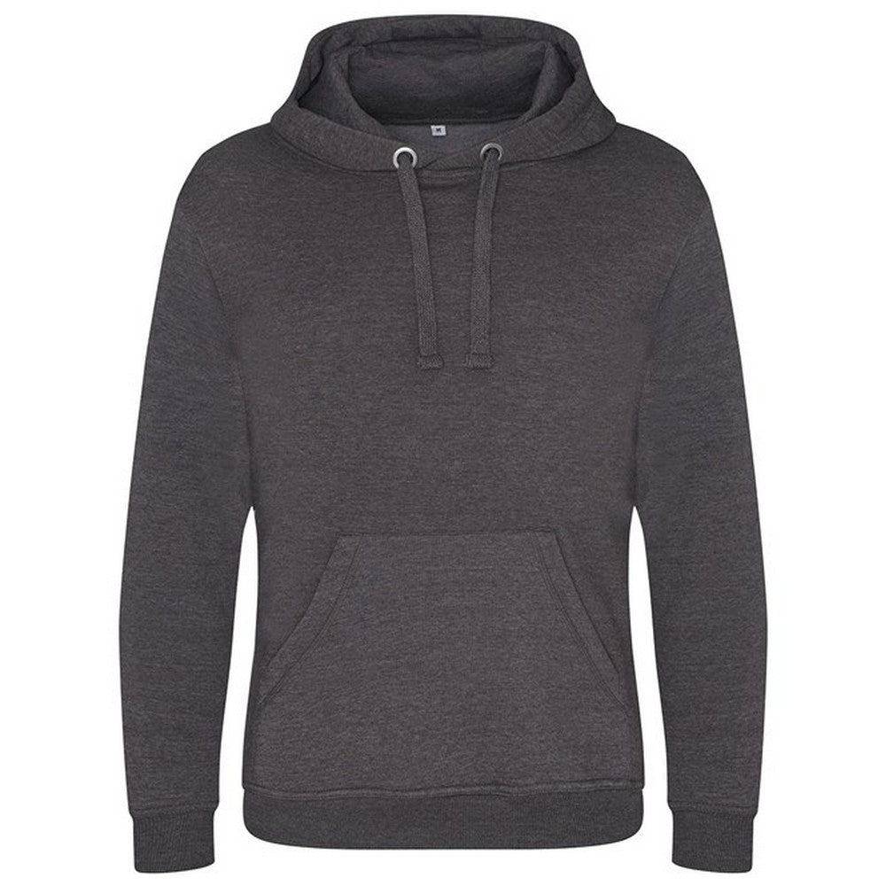 Charcoal - Front - Awdis Unisex Adult Heavyweight Hoodie