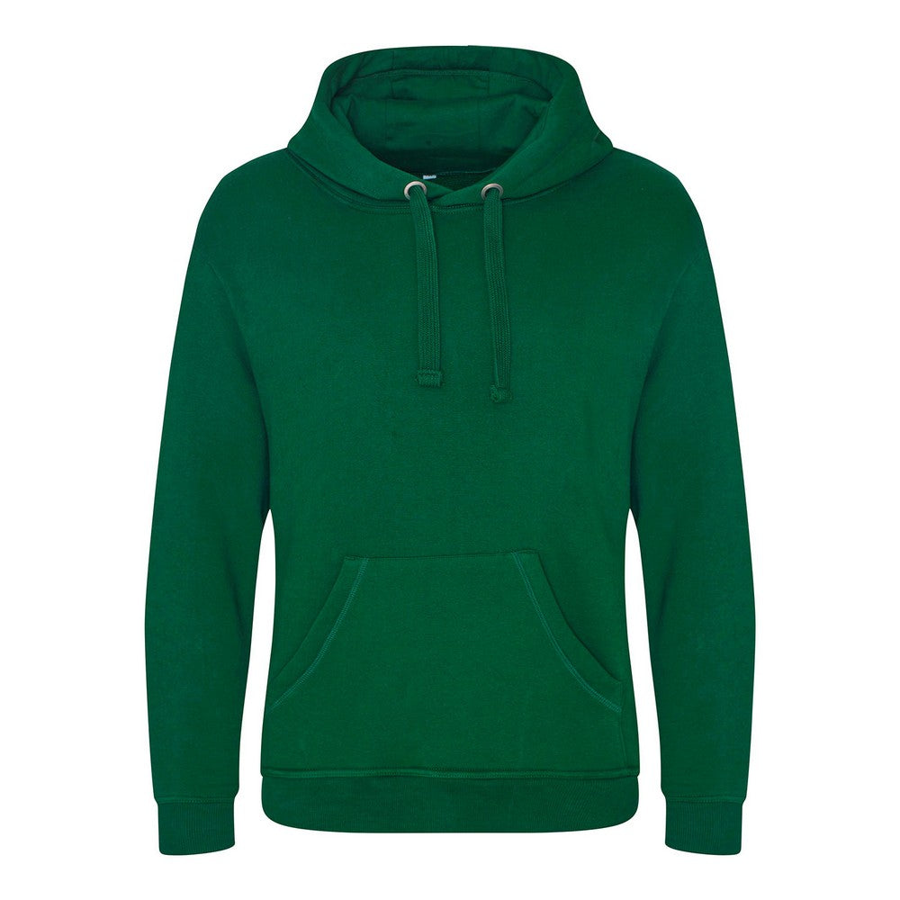 Bottle Green - Front - Awdis Unisex Adult Heavyweight Hoodie