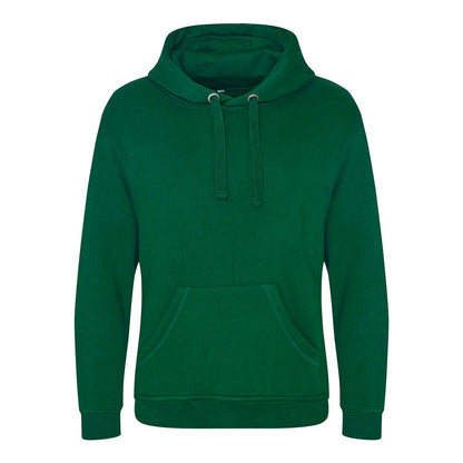 Bottle Green - Front - Awdis Unisex Adult Heavyweight Hoodie