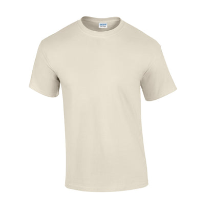 Natural - Front - Gildan Unisex Adult Ultra Cotton T-Shirt