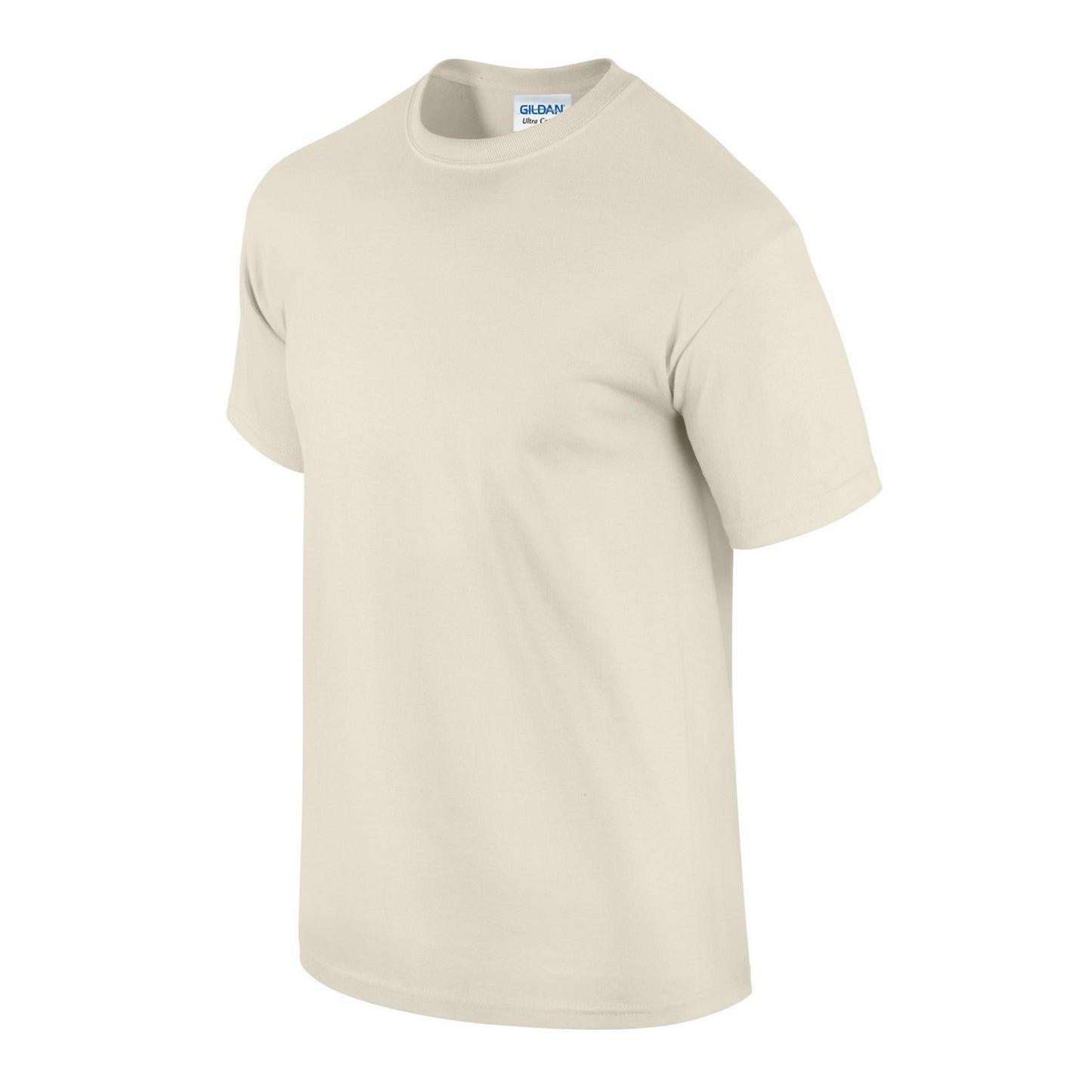 Natural - Side - Gildan Unisex Adult Ultra Cotton T-Shirt