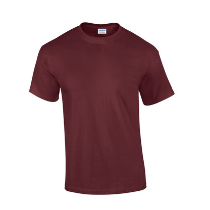 Maroon - Front - Gildan Unisex Adult Ultra Cotton T-Shirt