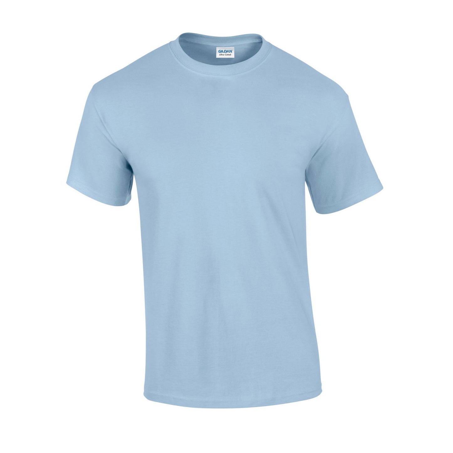 Light Blue - Front - Gildan Unisex Adult Ultra Cotton T-Shirt