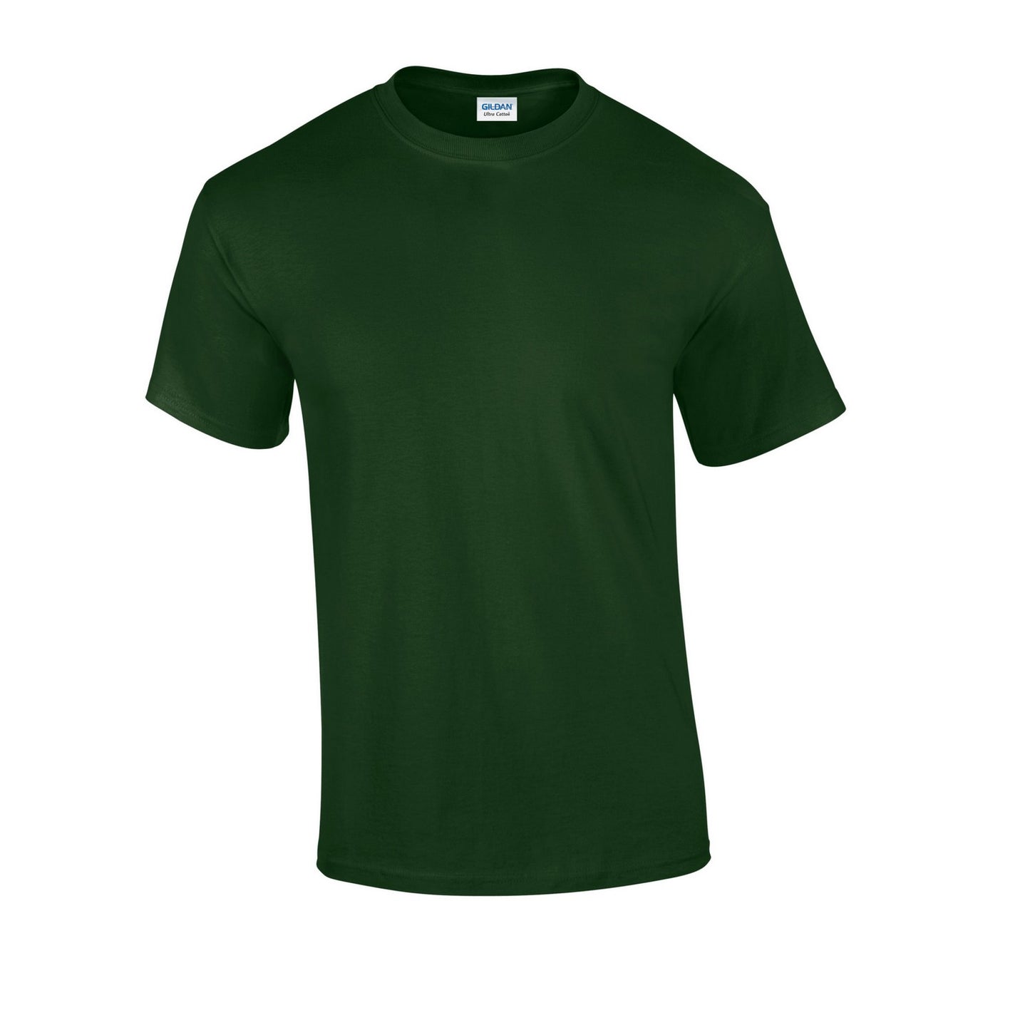 Forest Green - Front - Gildan Unisex Adult Ultra Cotton T-Shirt