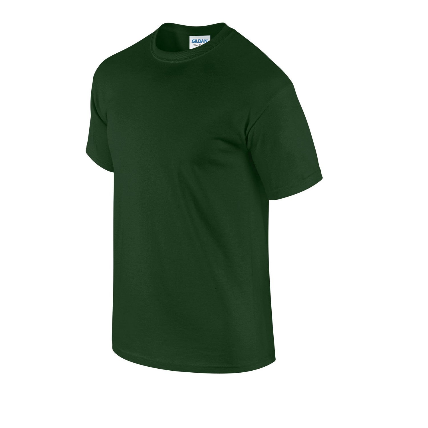 Forest Green - Side - Gildan Unisex Adult Ultra Cotton T-Shirt