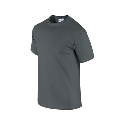 Charcoal - Side - Gildan Unisex Adult Ultra Cotton T-Shirt