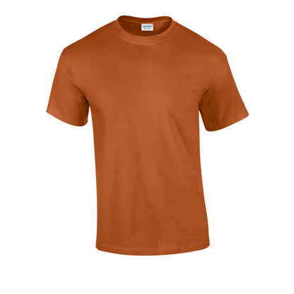 Texas Orange - Front - Gildan Unisex Adult Ultra Cotton T-Shirt