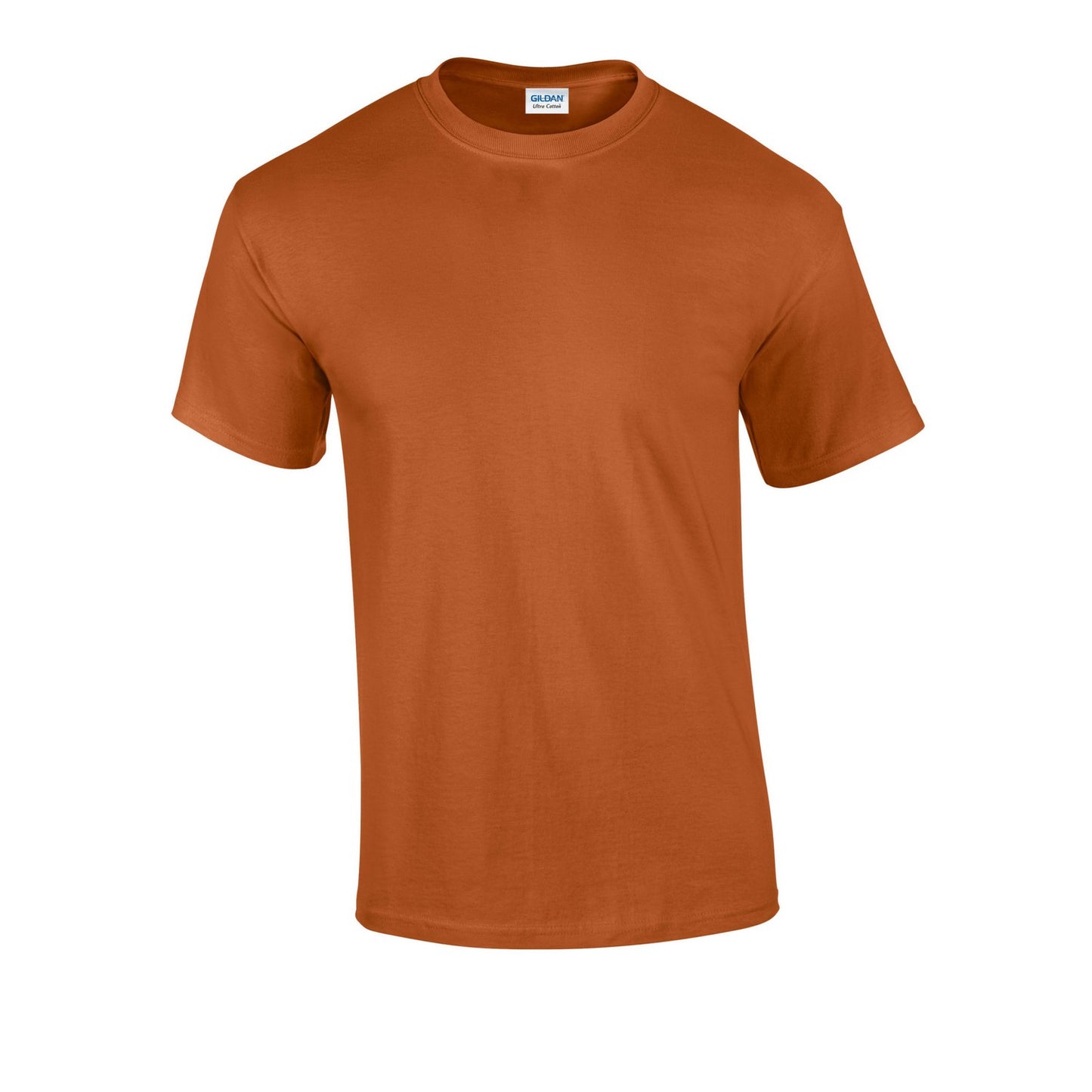 Texas Orange - Front - Gildan Unisex Adult Ultra Cotton T-Shirt