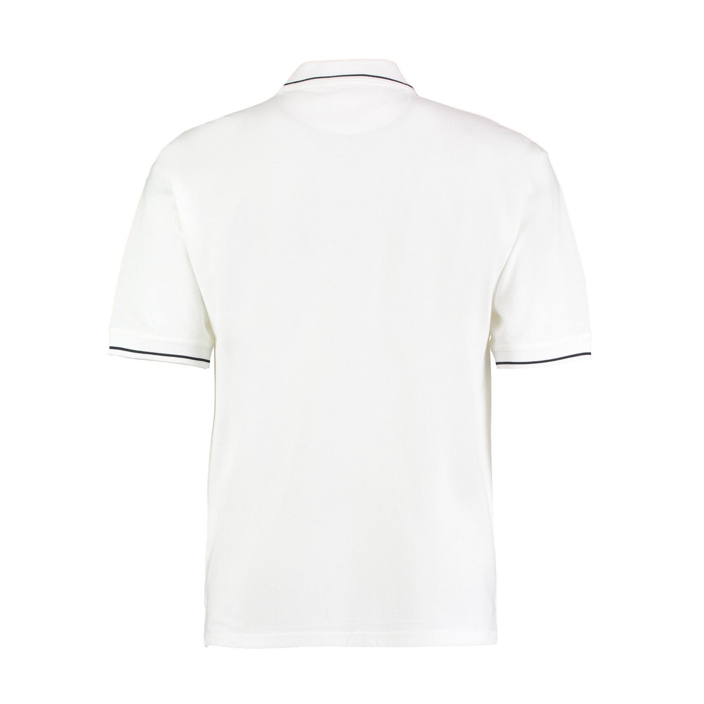 White-Navy - Back - Kustom Kit Mens St Mellion Classic Polo Shirt