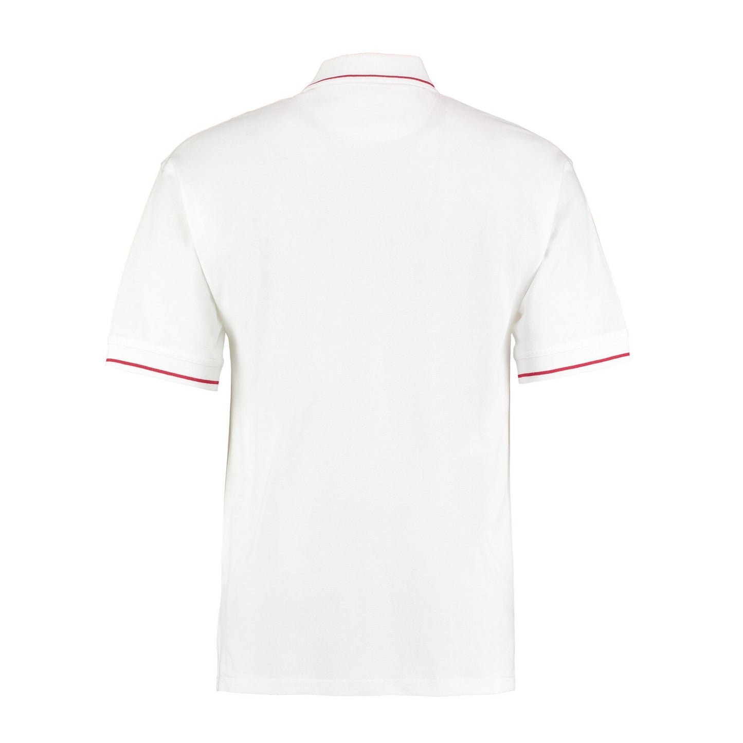 White-Red - Back - Kustom Kit Mens St Mellion Classic Polo Shirt