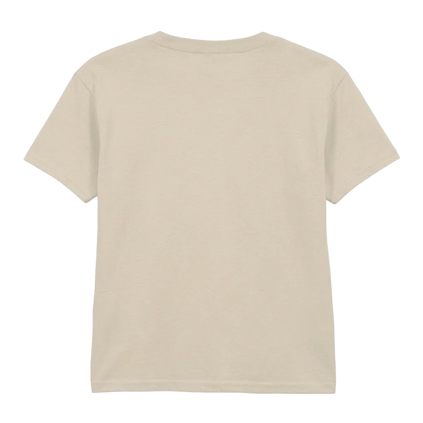 Sand - Back - Gildan Childrens-Kids Softstyle Plain T-Shirt