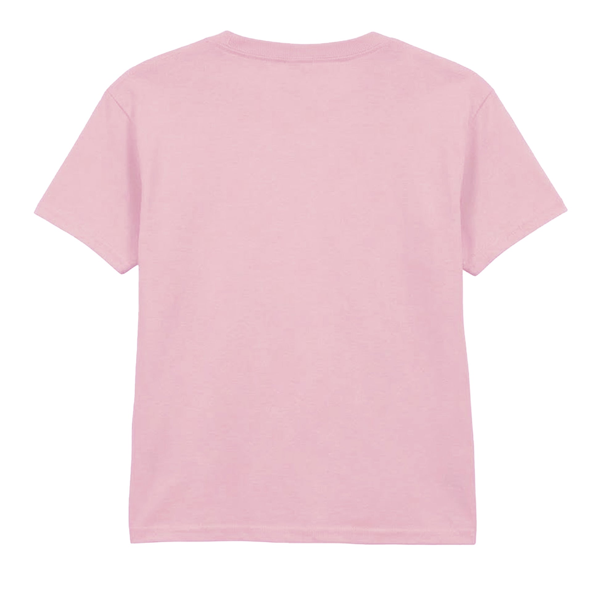 Light Pink - Back - Gildan Childrens-Kids Softstyle Plain T-Shirt