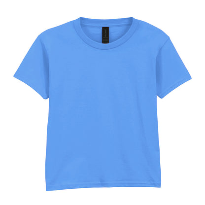 Carolina Blue - Front - Gildan Childrens-Kids Softstyle Plain T-Shirt