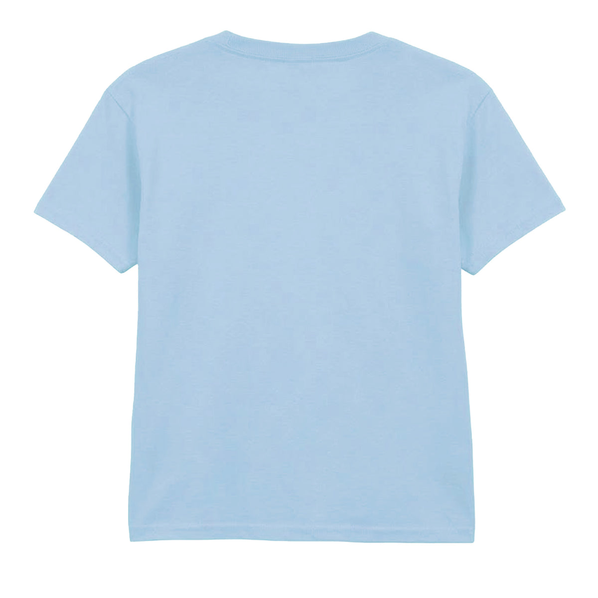Light Blue - Back - Gildan Childrens-Kids Softstyle Plain T-Shirt