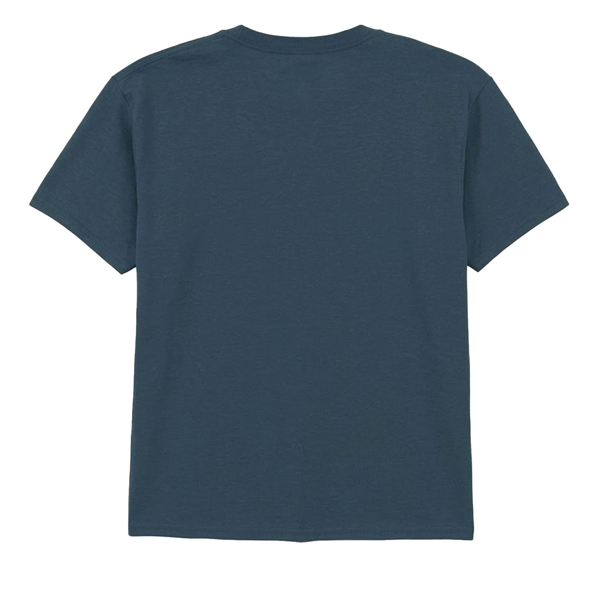 Dark Heather - Back - Gildan Childrens-Kids Softstyle Plain T-Shirt