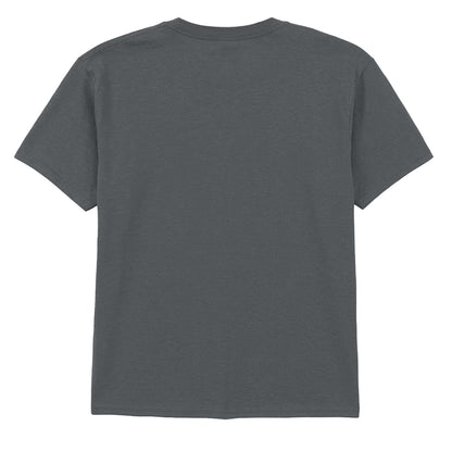 Charcoal - Back - Gildan Childrens-Kids Softstyle Plain T-Shirt