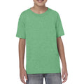 Irish Green - Front - Gildan Childrens-Kids Softstyle Plain T-Shirt