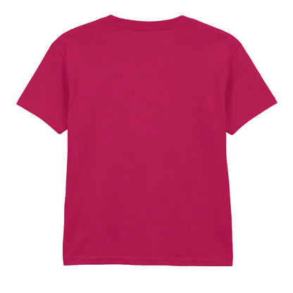 Cardinal Red - Back - Gildan Childrens-Kids Softstyle Plain T-Shirt