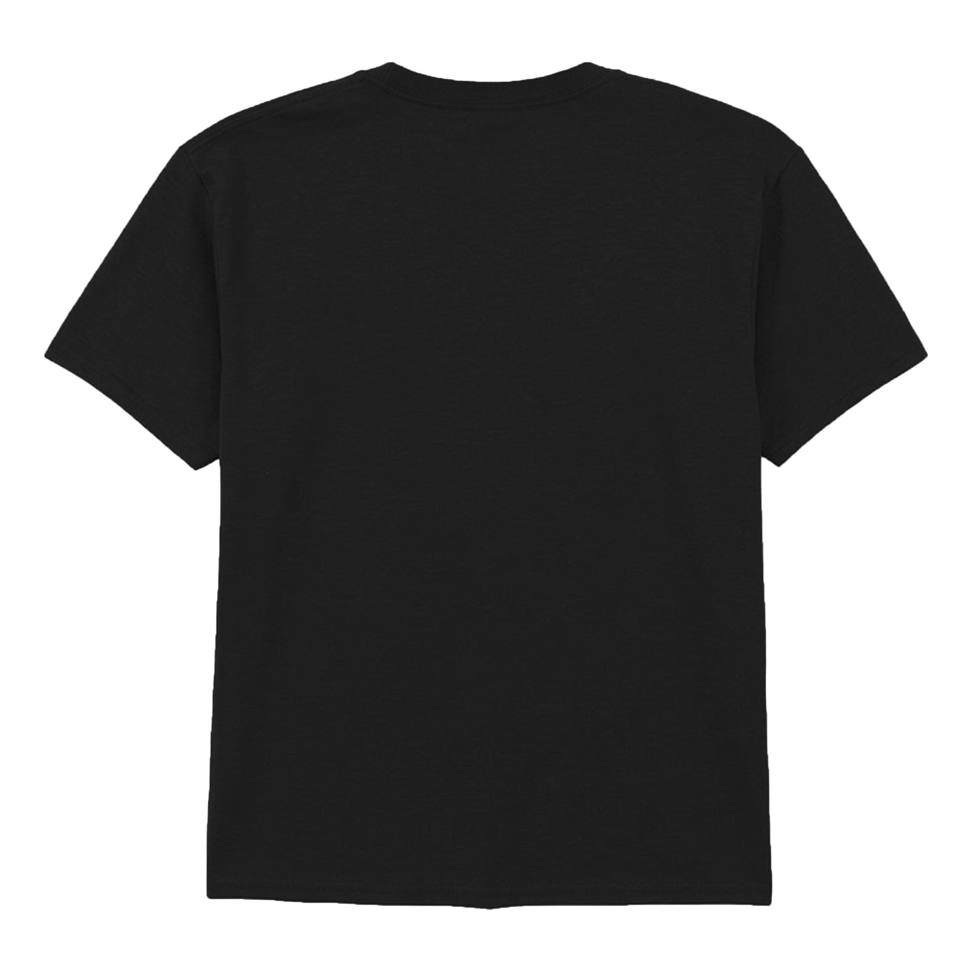 Black - Back - Gildan Childrens-Kids Softstyle Plain T-Shirt