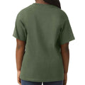 Military Green - Back - Gildan Childrens-Kids Softstyle Plain T-Shirt