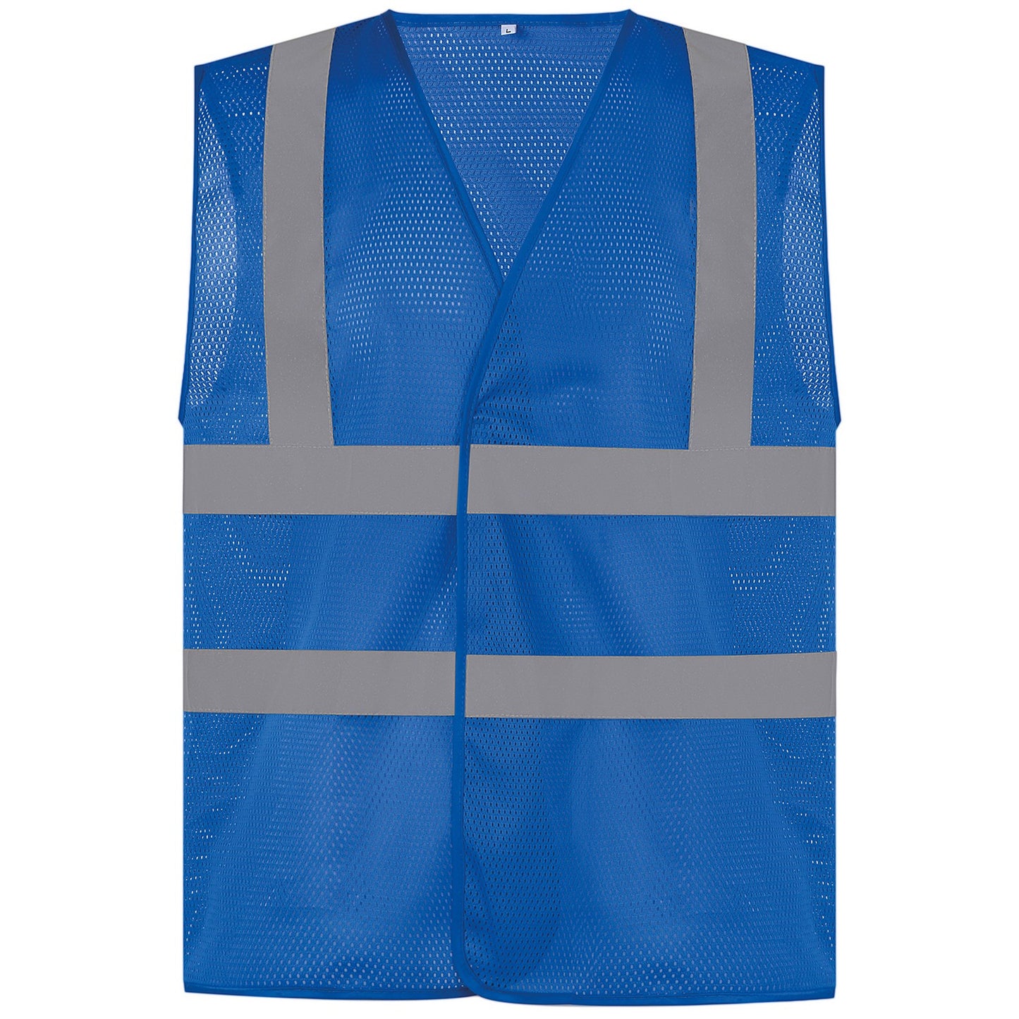 Royal Blue - Front - Yoko Unisex Adult Mesh Hi-Vis Vest