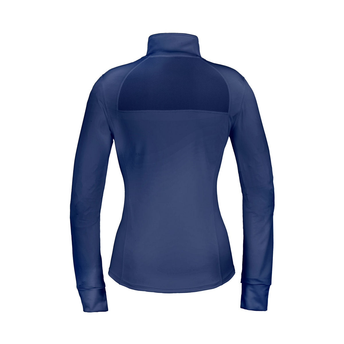 Navy - Back - Spiro Womens-Ladies Recycled Fitness Jacket