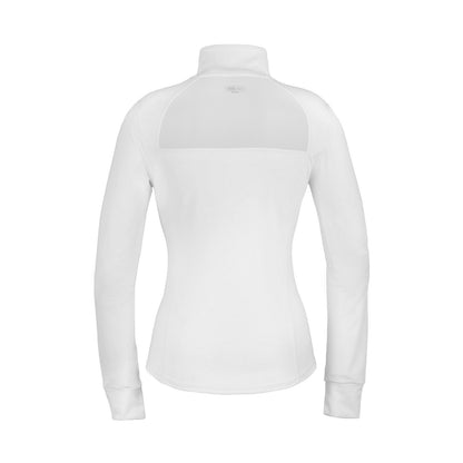 White - Back - Spiro Womens-Ladies Recycled Fitness Jacket