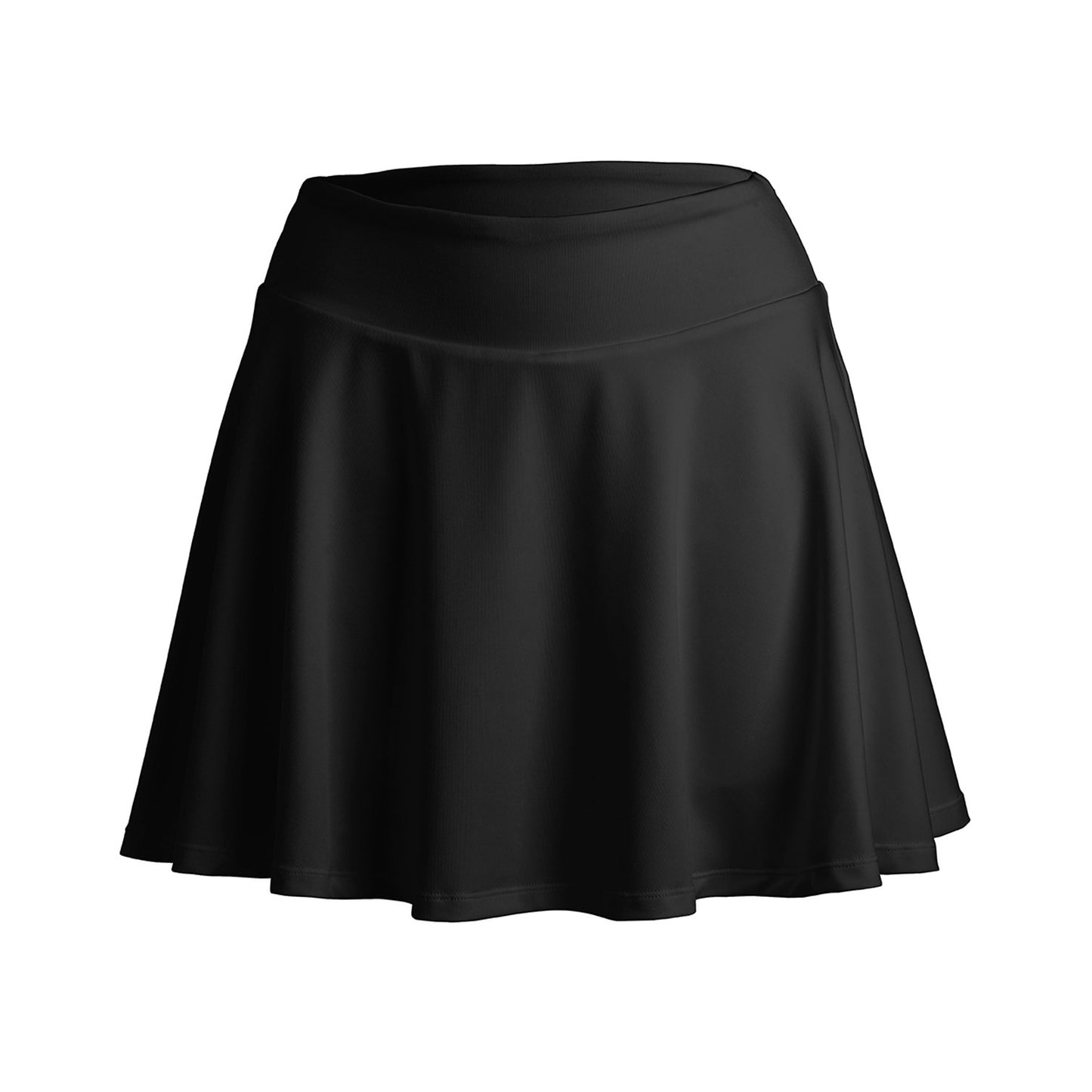 Black - Front - Spiro Recycled Womens-Ladies Fitness Skort
