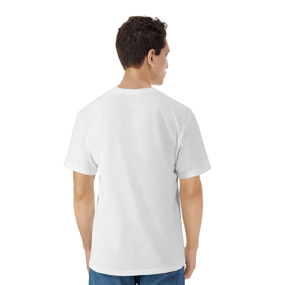 White - Back - Gildan Mens Plain T-Shirt
