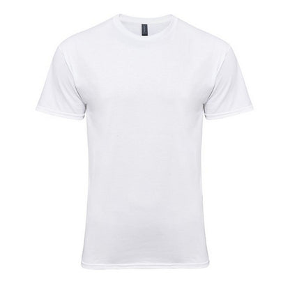 White - Front - Gildan Mens Plain T-Shirt