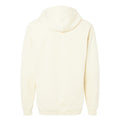 Off White - Back - Gildan Mens Softstyle Fleece Midweight Full Zip Hoodie