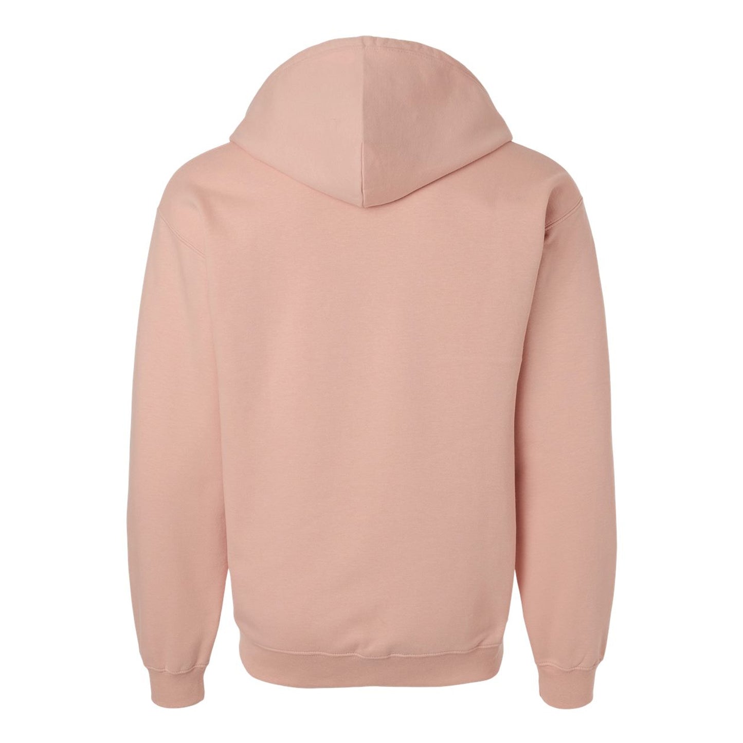 Dusty Rose - Back - Gildan Mens Softstyle Fleece Midweight Full Zip Hoodie